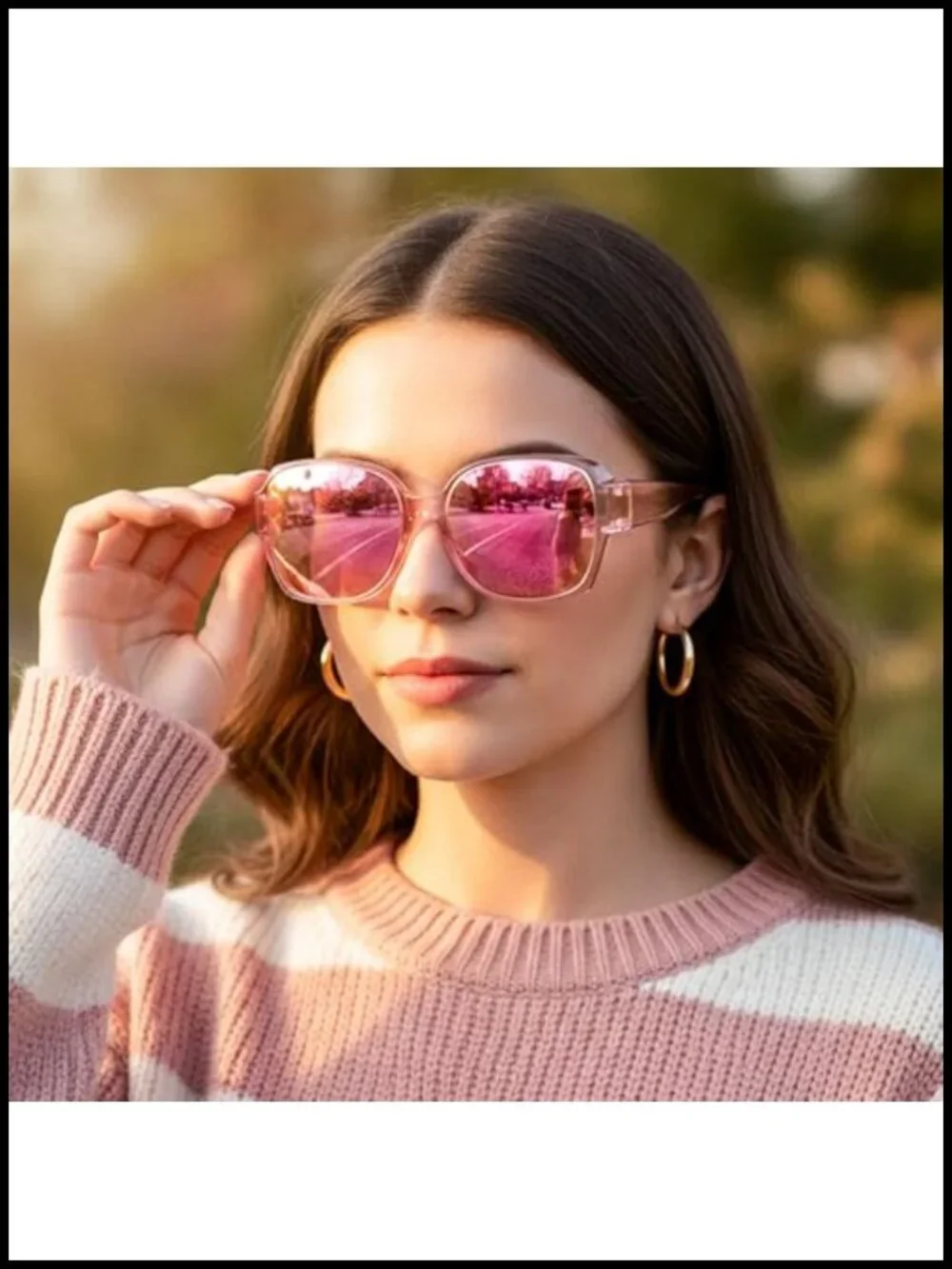 Oversized Polarized Sunglasses Fit Over Glasses